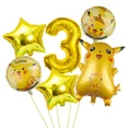 thumbnail image 3 of 6 globos de fiesta de Pokémon, Pikachu, Squirtle, decoración para fiestas de cumpleaños de niños, decoración para baby shower, globos de helio, 3 of 5