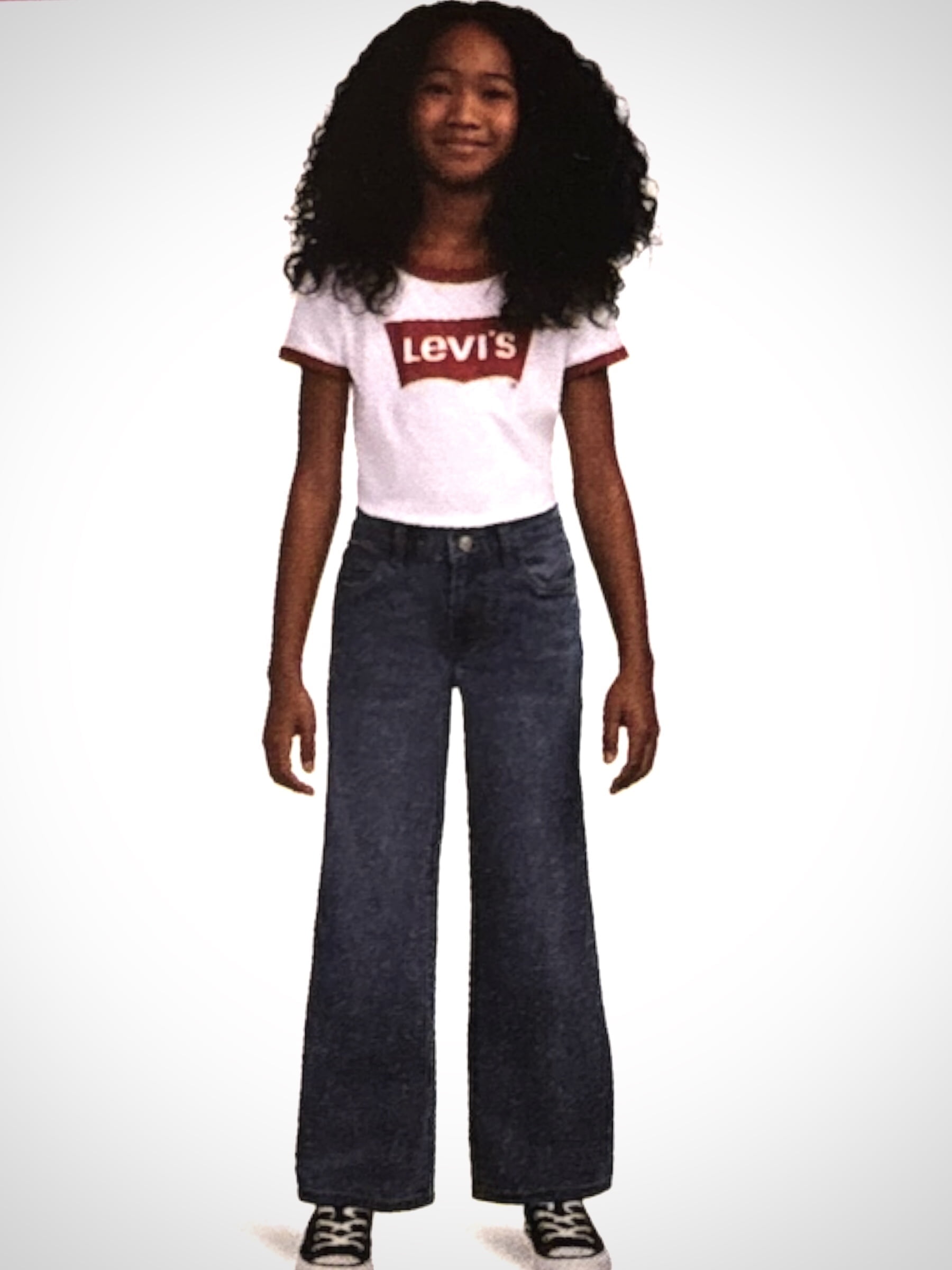 Levi's Meisjes Pull On 726 Flare Jeans Kaviaar