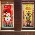 thumbnail image 2 of Christmas Banner Window Sign Christmas Window Flag Polyester Decorative Decorative Banner Polyester Banner for Shop Bar Hotel, Animal, 2 of 8