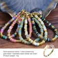 thumbnail image 3 of Giaone Trendy Handmade Beaded Handchain Colorful Natural Stone Beads Chain Bracelet, 3 of 8