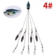 thumbnail image 2 of Señuelo de pesca Ehuebsd con paraguas de 5 brazos juego de cabeza de aparejo de Alabama, 2 of 9