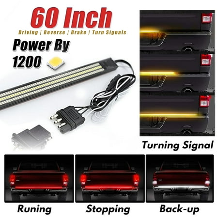 60 Redline Triple Led Tailgate Light Bar W Sequential Amber Turn 60 Redline Triple Led Tailgate Light Bar W Sequential Amber Turn Signal 1 200