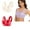 2PCS Beige+Red, variant on Hjlmsx Seamless Push Up Bras for Older Women Wireless Posture Correcting Bra with Support Bra for Seniors Full Coverage Everyday Bra