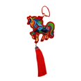 thumbnail image 1 of Adorno de caballo de Año Nuevo chino, bordado, de peluche, de dibujos animados Borlas, 1 of 9