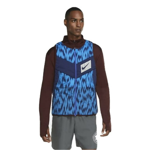 Mens Nike Reversible Repel Running Vest Aerolayer Wild Run (Medium)