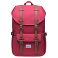 thumbnail image 1 of KAUKKO School Travel mochila para universidad flexible con laptop para 12", 16.1L(nylon/Negro) KAUKKO EP5-7-Red, 1 of 5