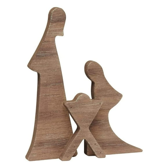 Collins Painting Christmas Manger Découpe en Bois - Décor Religieux de Noël - Décorations de Vacances - Décor de Scène de Nativité