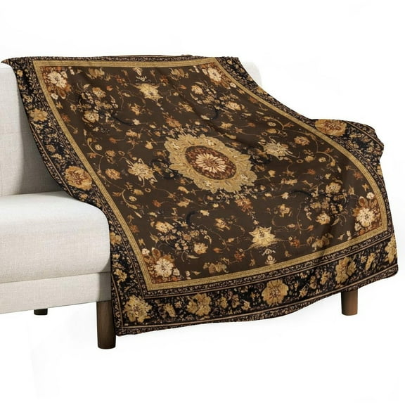 Bohemia Flannel Blanket Lightweight Blanket for Couch Sofa Bed, Super Soft Cozy Print Warm Blanket