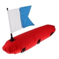 thumbnail image 2 of Boya de buceo Baoblaze Inflable roja + bandera de buceo azul Flotador de señal, 2 of 8