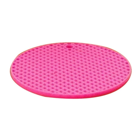 

Ayyufe Silicone Round Shape Insulation Anti-Slip Heat Pad Coaster Bowl Pan Place Mat