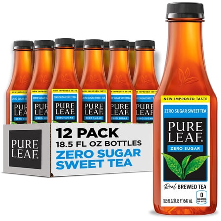 Pure Leaf Zero Sugar Sweet Tea, 18.5 fl oz, 12 Pack