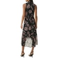 thumbnail image 2 of Women's Signature-Print Sleeveless Dress Black/Dune Pink/Multi 16, 2 of 2