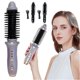 thumbnail image 2 of 2 in 1 Hair Curler/Straightener Brush 3 Temps Setting Travel Curling Brush Portable Rechargeable Travel Hair Curler for Women, 2 of 5
