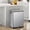 Silver, variant on Nextay Dual Compartment Trash Can, 60L/16Gal Stainless Steel Kitchen Garbage Bin with Soft-Close Foot Pedal, Smudge-Proof Rectangular Recycling Can for Home Office,Matte Black