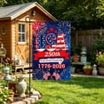 thumbnail image 7 of Leutsin Welcome 4th of July Garden Flags, 12 x 18 Inch Patriotic Double Sided Outdoor Hanging Flag, Memorial Day Independence Day American Stars and Stripes Love Heart Yard Outdoor Decoration, 7 of 7