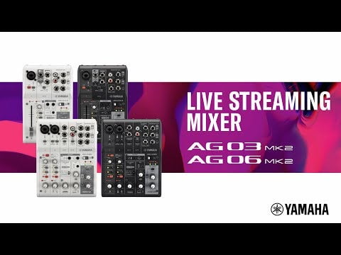 Yamaha AG06MK2 Mixer/USB Audio Interface (Black) - Walmart.com