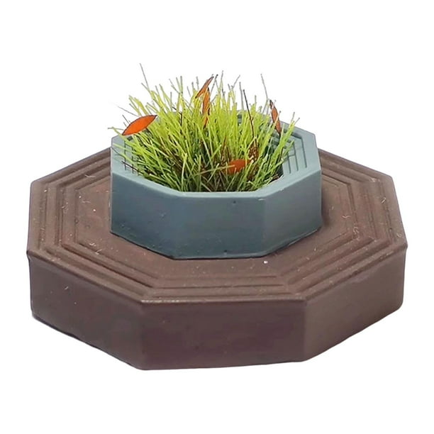 Modelo de terraza CUTICAT 1:64 Micro paisaje adorno de escritorio Estilo A