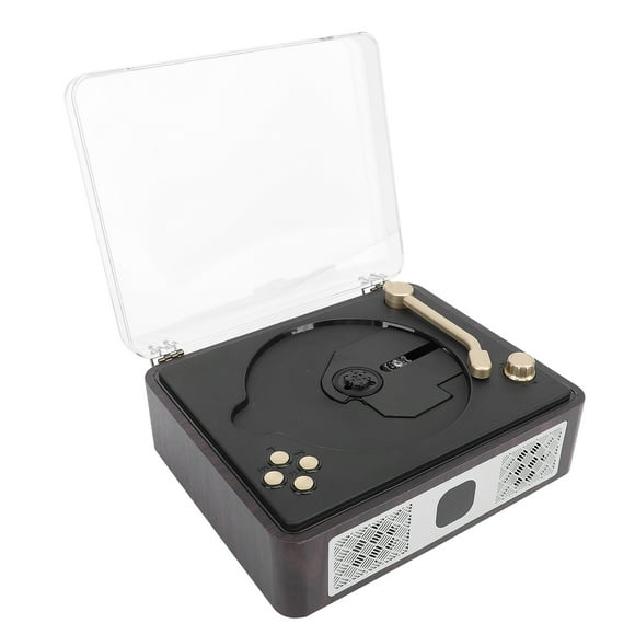 Desktop CD Player, Dual HiFi Speakers Type C Cable Charging Retro CD Player for Outdoor Travel and Gym