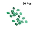 thumbnail image 2 of 10pcs 10x14MM DIY Stone Time Sticker Oval Glass Patch Supplies for Jewelry Craft Making (Green), 2 of 7