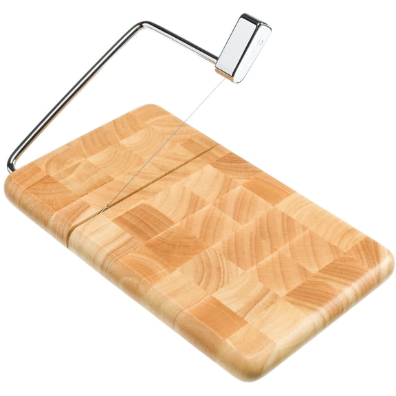 Prodyne Butcher Block Cheese Slicer, 9 1/2" x 6",End Grain Beechwood