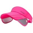 thumbnail image 1 of Chapeau de Pare-Soleil d'Été - Femmes Casquette de Golf Réglable avec Bord Rétractable, Protection UV Plage/tennis Sport Chapeau-Rose Rouge, 1 of 5