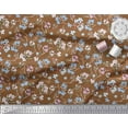 thumbnail image 2 of Soimoi Moss Georgette Fabric Artistic Floral Decor Fabric Printed Yard 42 Inch Wide, 2 of 5