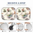 thumbnail image 6 of Kll Flying Butterflies Windshield Sun Shade 2-Piece Foldable Car Front Window Sunshade For Most Sedans Suv Truck- Medium, 6 of 7