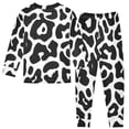 thumbnail image 2 of Leopard Pattern Pattern Cotton Pajamas 2 Piece Set Sleepwear Soft and Comfortable Homewear Nightwear, 2 of 7