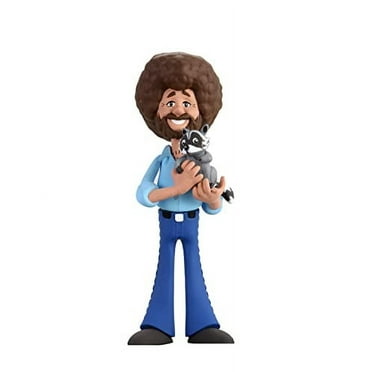 NECA Toony Classics: Bob Ross with Raccoon 6-Inch Action Figure