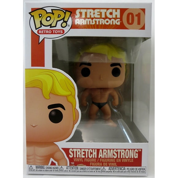Pop Retro Toys Stretch Armstrong 3.75 Inch Action Figure - Stretch Armstrong #01