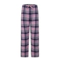 thumbnail image 2 of GLOBAL Cotton Flannel 2 Pack Women's Pajama Pants Sleepwear Sleep Pants,S-3XL, 2 of 4