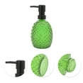 thumbnail image 5 of Unique Bargains 1 Pc Pineapple-shaped Soap Dispenser 11.84oz Green Black, 5 of 6