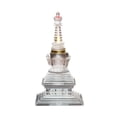 thumbnail image 2 of Redempat Style Unique Cristal Bouddhiste Stupa Adapté à Toute Occasion Tour Décorative Exquise Stupa, 2 of 6