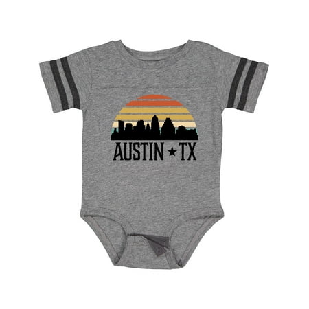 

Inktastic Austin Texas Skyline Vintage Gift Baby Boy or Baby Girl Bodysuit
