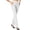 24# White, variant on Womens High Waisted Dress Pants Elastic Waist Office Work Trousers,Elastic High Waist Flared Trousers With Side Pockets, Teacher Comfortable Stretch Office Work Pants, Petite Slacks Black,2XL