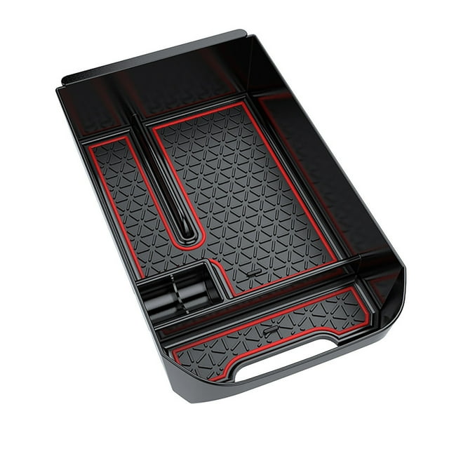 Center Console Organizer Compatible With 2019 2021 2020 2022 2023 2024 And 2021 2024 Accessories Armrest Secondary Storage Insert Tray Neon Lights for Cars inside Organizers And Storage Interior