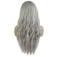 thumbnail image 4 of UTOURS Human Hair Wigs For Women Gradient Color Female Long Hair Fashion Mid-Length Curly Wig Hood, 4 of 4
