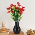 thumbnail image 6 of Artificial Violet Flowers with Grass Stems - Realistic Silk & Plastic Spring Décor for Wedding Centerpieces, Wall Wreaths, and All-Season Home Accents (Hypoallergenic, UV-Resistant), 6 of 6