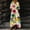 Multicolor, variant on Blmnix Dress Women Tshirt Dress Mumu Dresses Popover Dresses Short Sleeve Tea-Length V-Neck with Pockets Casual Summer Dresses for Women,L