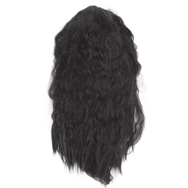 Peluca negra para mujer,Peluca para mujer,Peluca para mujer de moda informal,Peluquín de pelo para mujer,Diseño revolucionario