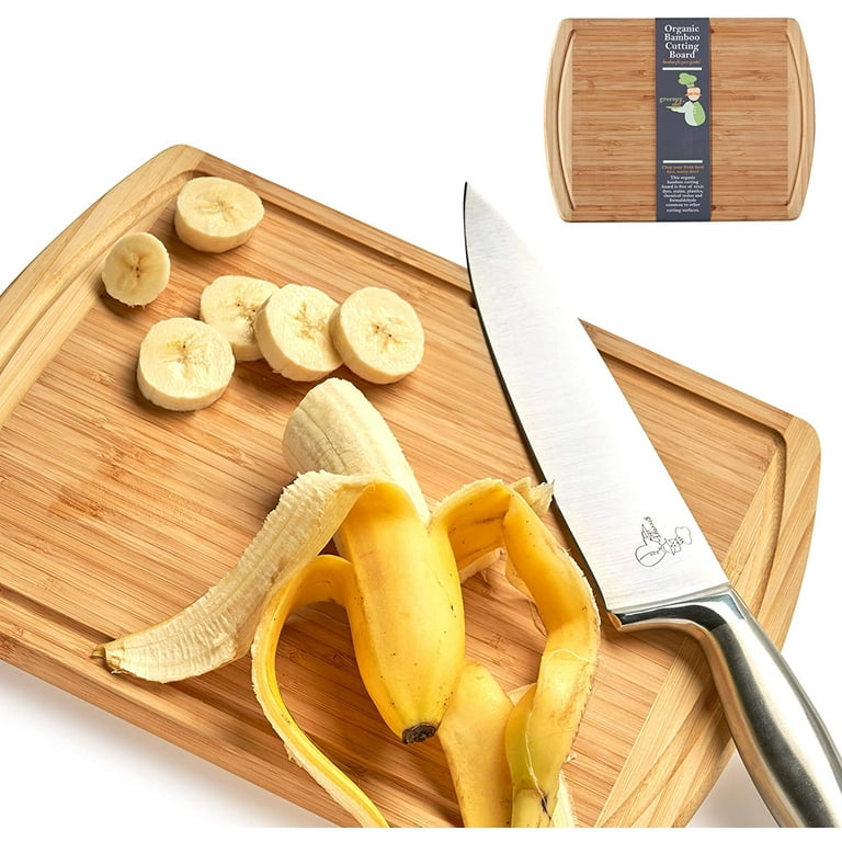 GREENER CHEF 12 Inch Small Cutting Board with Lifetime Replacements, Bamboo  Cutting Boards for Kitchen, Butcher Block, Mini Wooden Chopping Board for