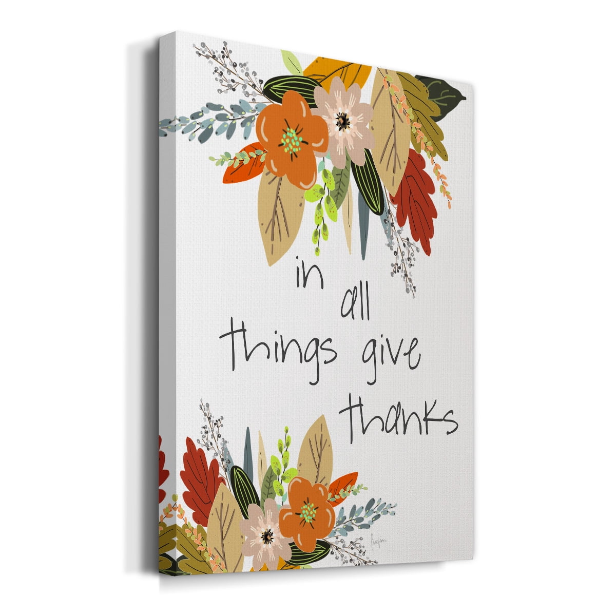Illustrated Impressions I Premium Gallery Wrapped Canvas - Ready to Hang