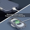 thumbnail image 6 of I-HONVA For iPhone 16 Plus Case,3-Layer Military Grade Drop Protection Anti-Slip Rugged Shockproof Dustproof Protection 6.7 inch Phone Case,Navy Gray, 6 of 8