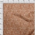 thumbnail image 3 of oneOone Cotton Silk Medium Orange Fabric Block Sewing Material Print Fabric By The Yard 42 Inch Wide, 3 of 5