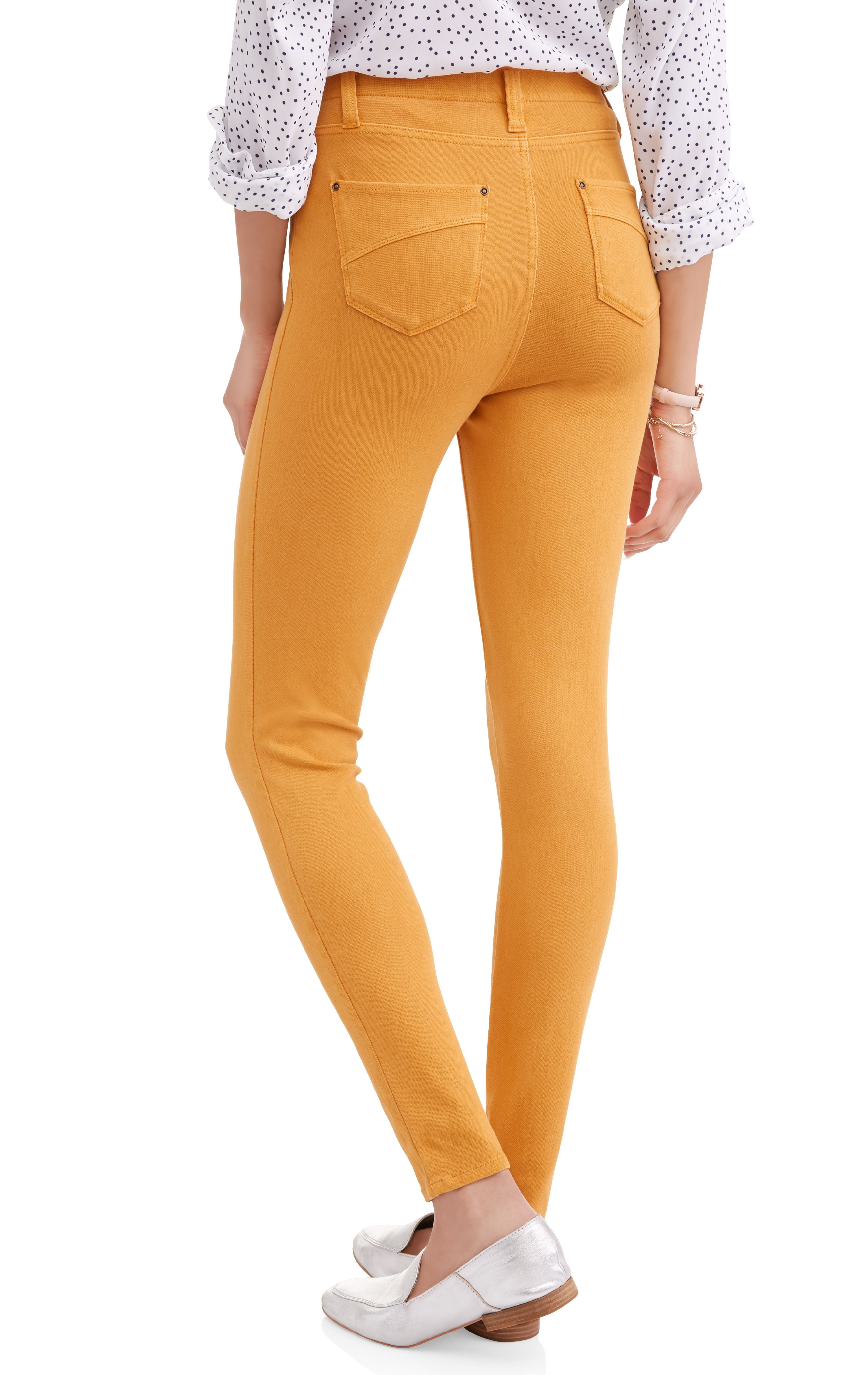 Soft Knit Color Jeggings - Walmart 