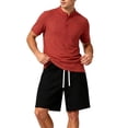 thumbnail image 5 of LIaqionyy Mens Cotton Linen Shirts Short Sleeve Casual Fashion T Shirt Lightweight Summer Basic Tee Tops M-5XL, 5 of 5