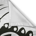 thumbnail image 3 of Ambesonne Tribal Kitchen Curtains, Chef, 55"x39", Black and White, 3 of 3