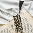 thumbnail image 6 of Kdxio Cat Skulls and Flowers Print Metal Tassel Bookmarks,Perfect Gift for Art Lovers and Bookworms Metal Bookmarks for Women, 6 of 8