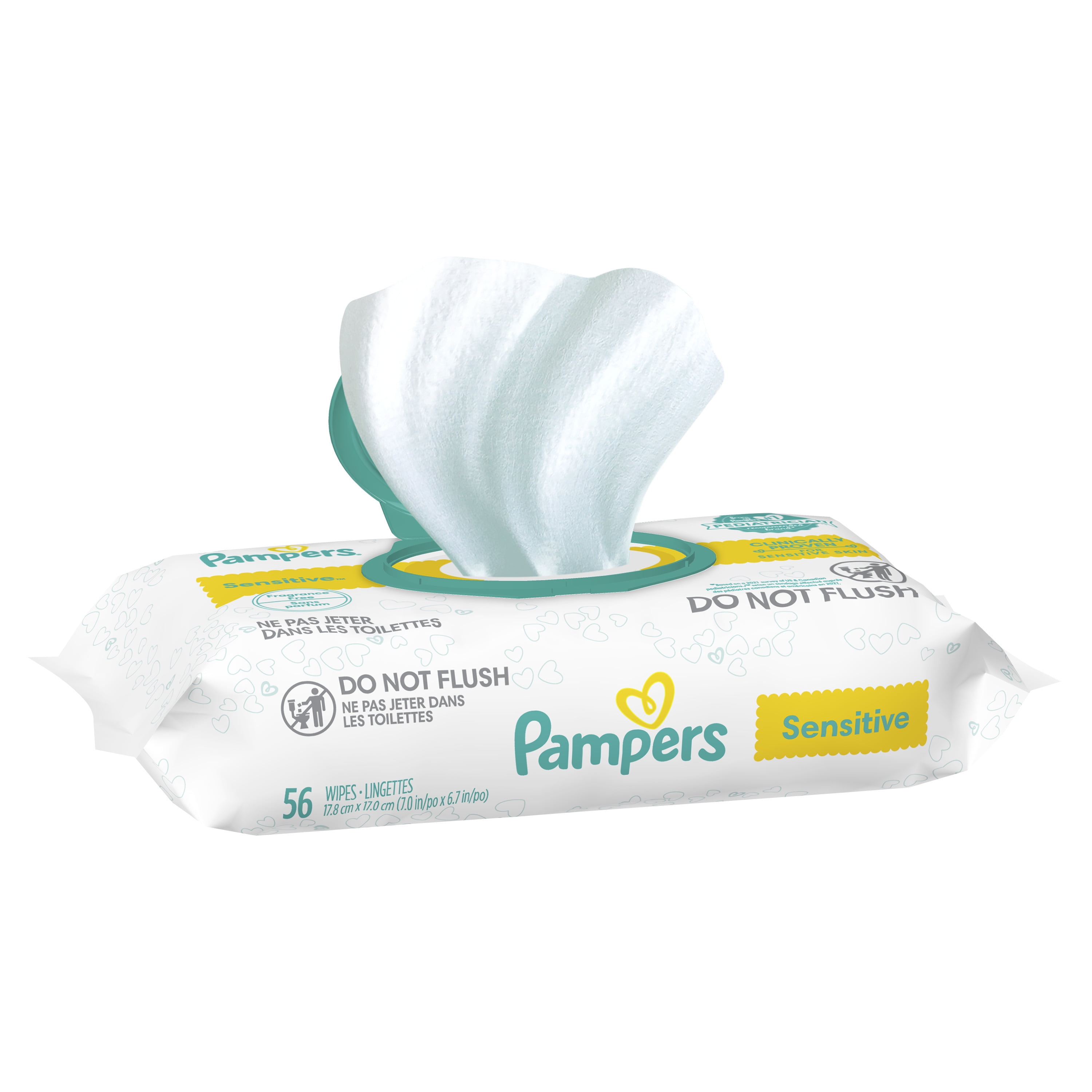 PAMPERS LINGETTES PHARMA 56PCS