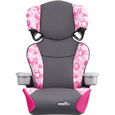 Evenflo Big Kid Sport High Back Booster Seat, Peony (Best Booster Seat For Sleeping Child)